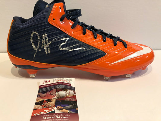 Denver Broncos Daesean Hamilton Autographed Signed Nike Cleat Jsa Coa