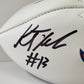 Kj Hamler Autographed Signed Denver Broncos Logo Football Jsa Coa