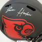Javian Hawkins Signed Louisville Cardinals Replica Fullsz Eclipse Helmet Jsa Coa