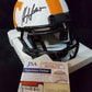Tennessee Volunteers Hendon Hooker Autographed Signed Lunar Mini Helmet Jsa Coa