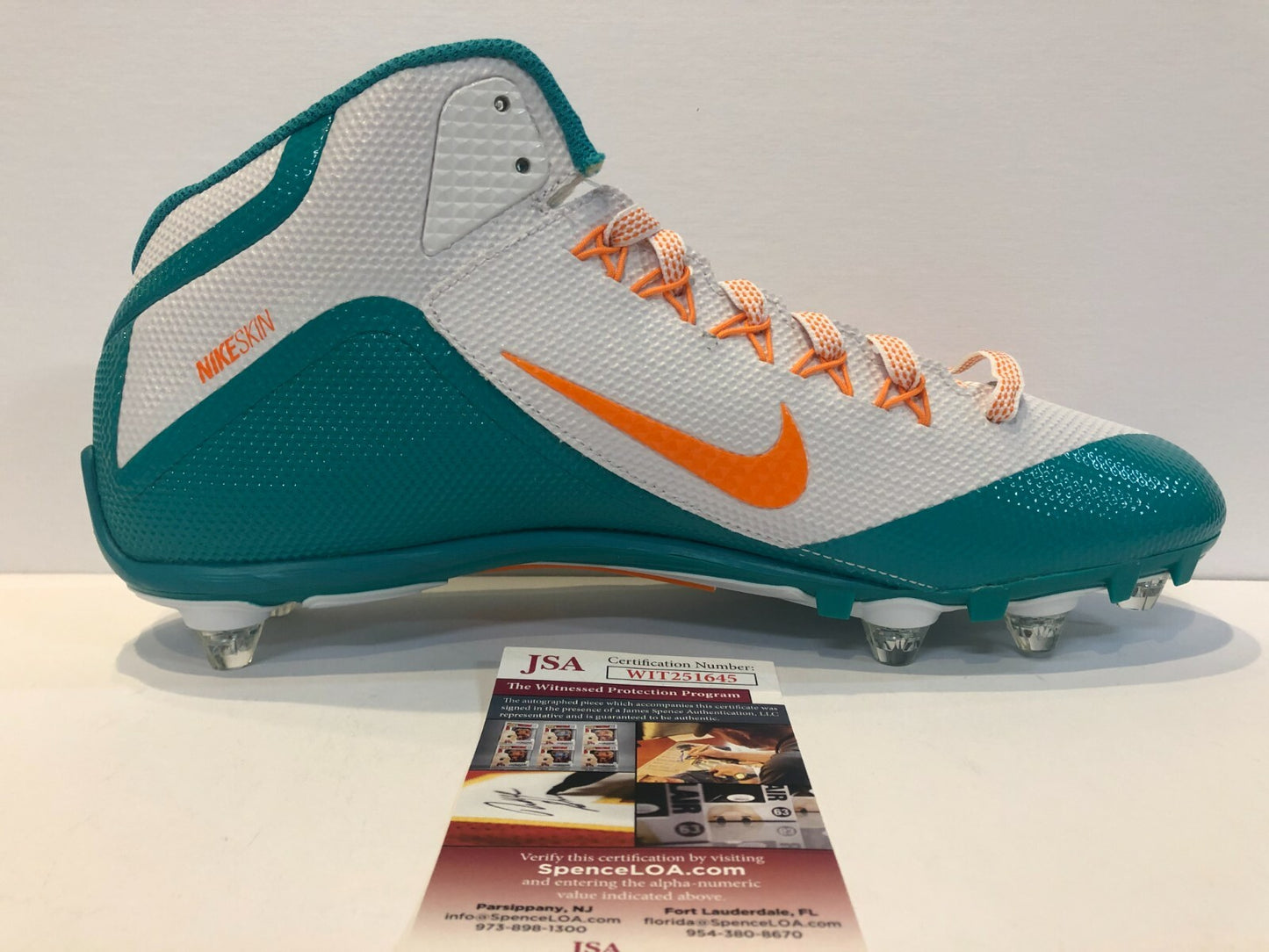 Miami Dolphins Jakeem Grant Autographed Signed Nike Cleat Jsa Coa