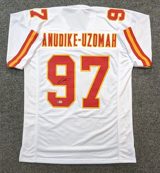 Kansas City Chiefs Felix Anudike-Uzomah Autographed Signed Jersey Beckett Holo