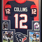 Framed Houston Texans Nico Collins Autographed Signed Jersey Beckett Holo