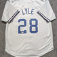 New York Yankees Albert "Sparky" Lyle  Signed Custom Jersey Beckett Holo