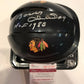 Bobby Hull Autographed Signed Inscribed Chicago Blackhawks Mini Helmet Jsa Coa
