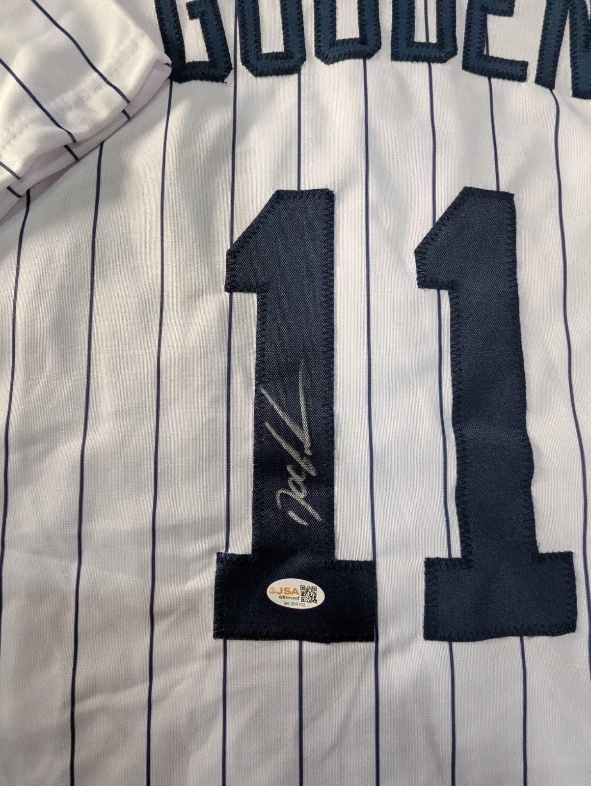 N.Y. Yankees Dwight Gooden Autographed Signed Jersey Jsa  Coa