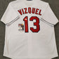 Cleveland Indians Omar Vizquel Autographed Jersey Jsa Coa