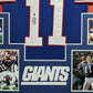 MVP Authentics Framed New York Giants Phil Simms Autographed Signed Jersey Jsa Coa 585 sports jersey framing , jersey framing