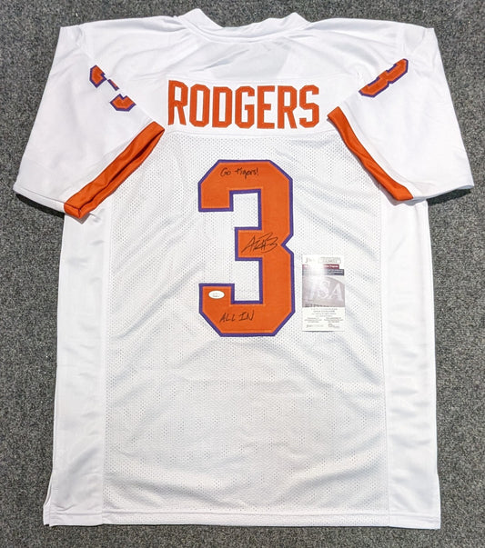 Clemson Tigers Amari Rodgers Autographed Signed 2X Inscribed Jersey Jsa  Coa