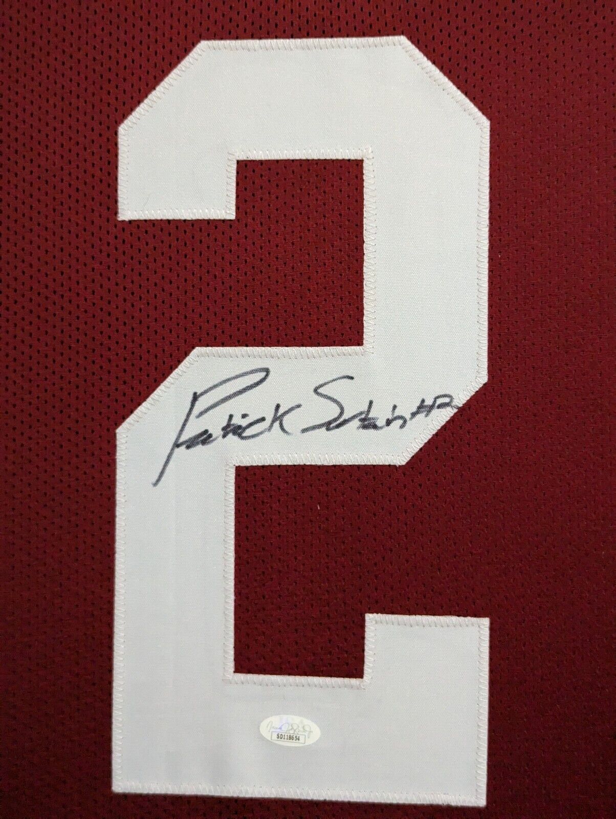 MVP Authentics Framed Alabama Crimson Tide Pat Surtain Ii Autographed Signed Jersey Jsa Coa 405 sports jersey framing , jersey framing
