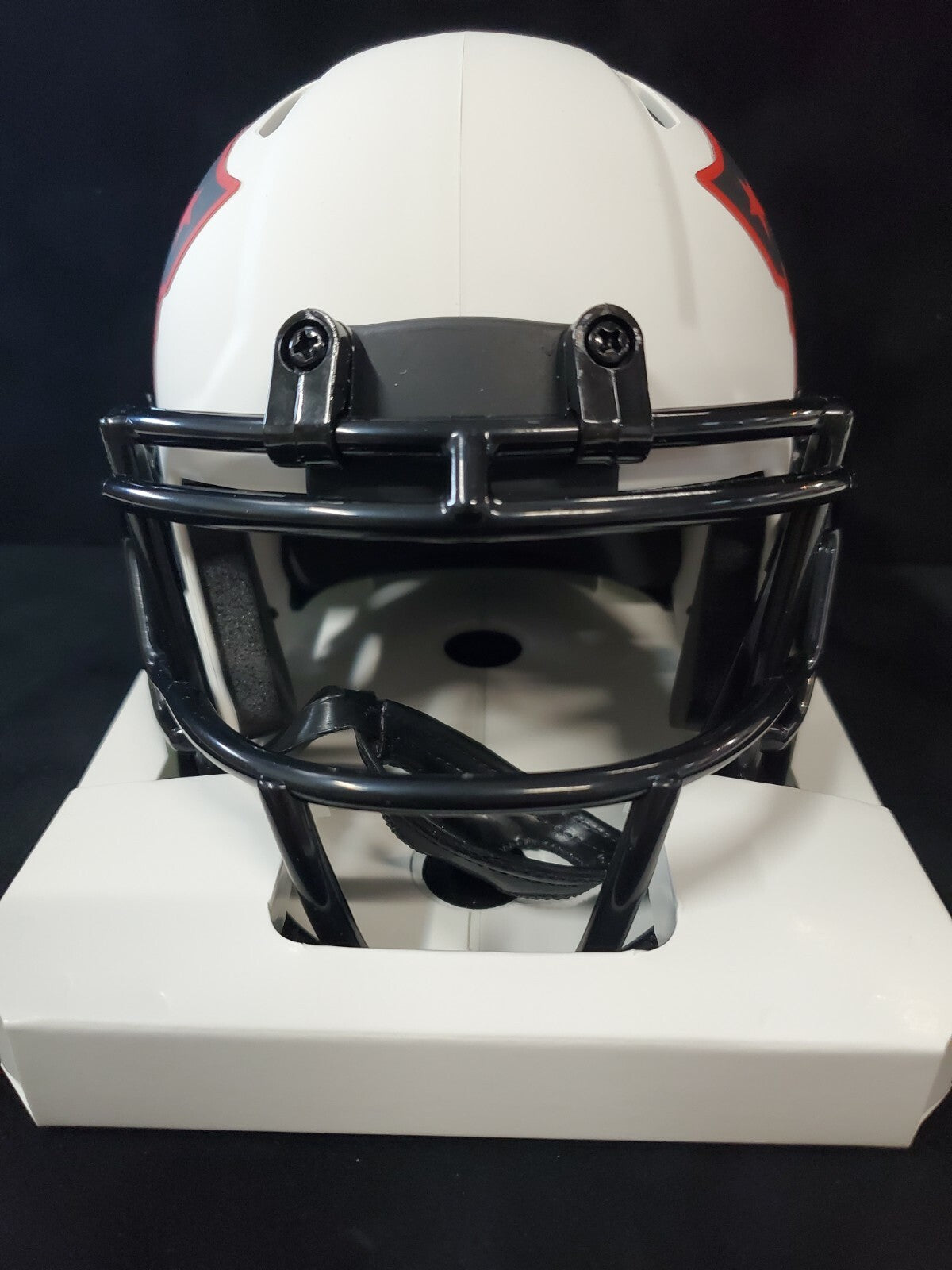 New England Patriots Drew Bledsoe Signed Lunar Eclipse Mini Helmet Beckett Holo