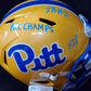 Pitt Panthers Izzy Abanikanda Signed 3X Inscribed Full Size Replica Helmet Jsa