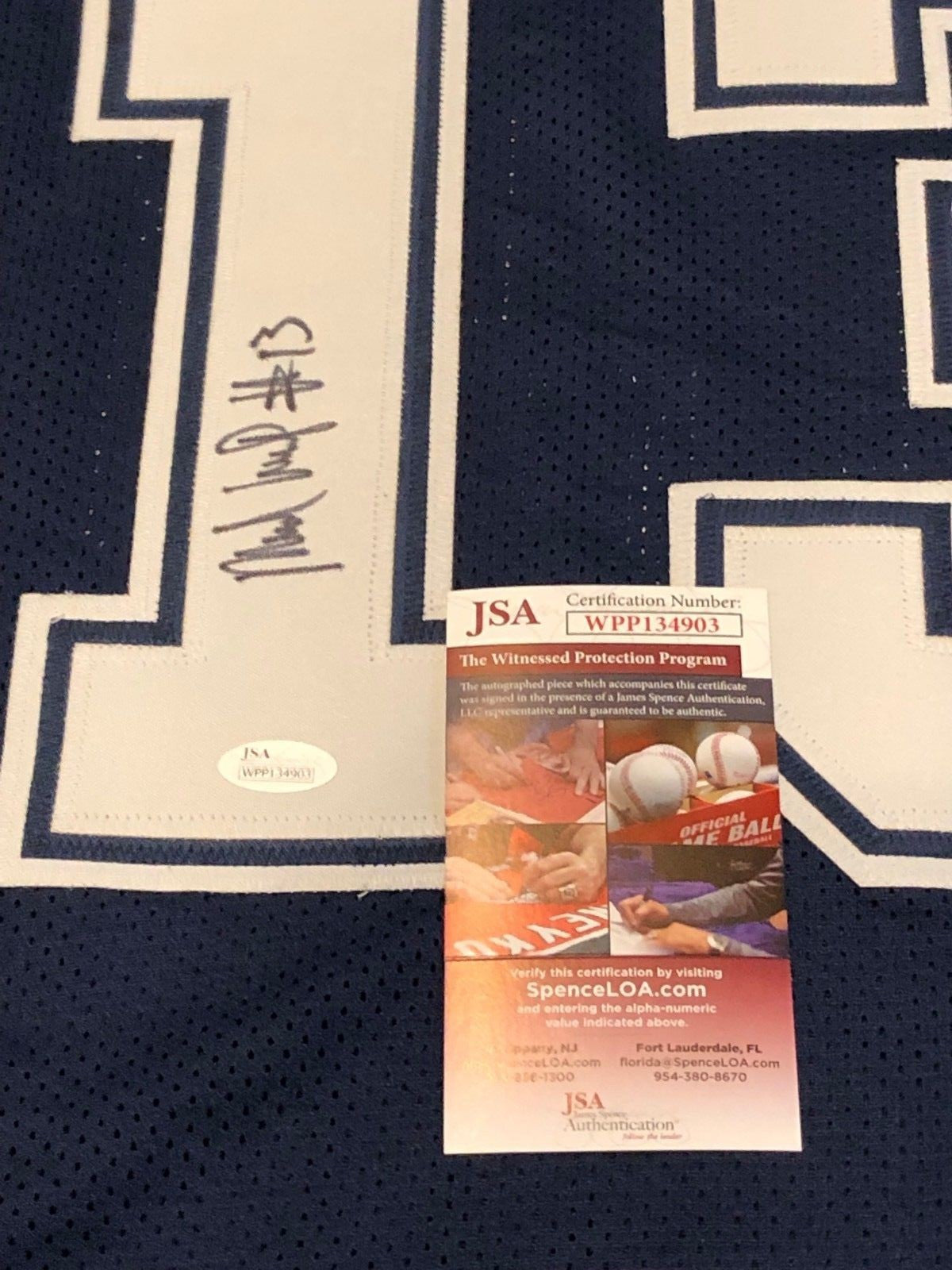 Dallas Cowboys Michael Gallup Autographed Signed Jersey Jsa  Coa