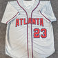 Atlanta Braves David Justice Autographed Signed Jersey Beckett Holo