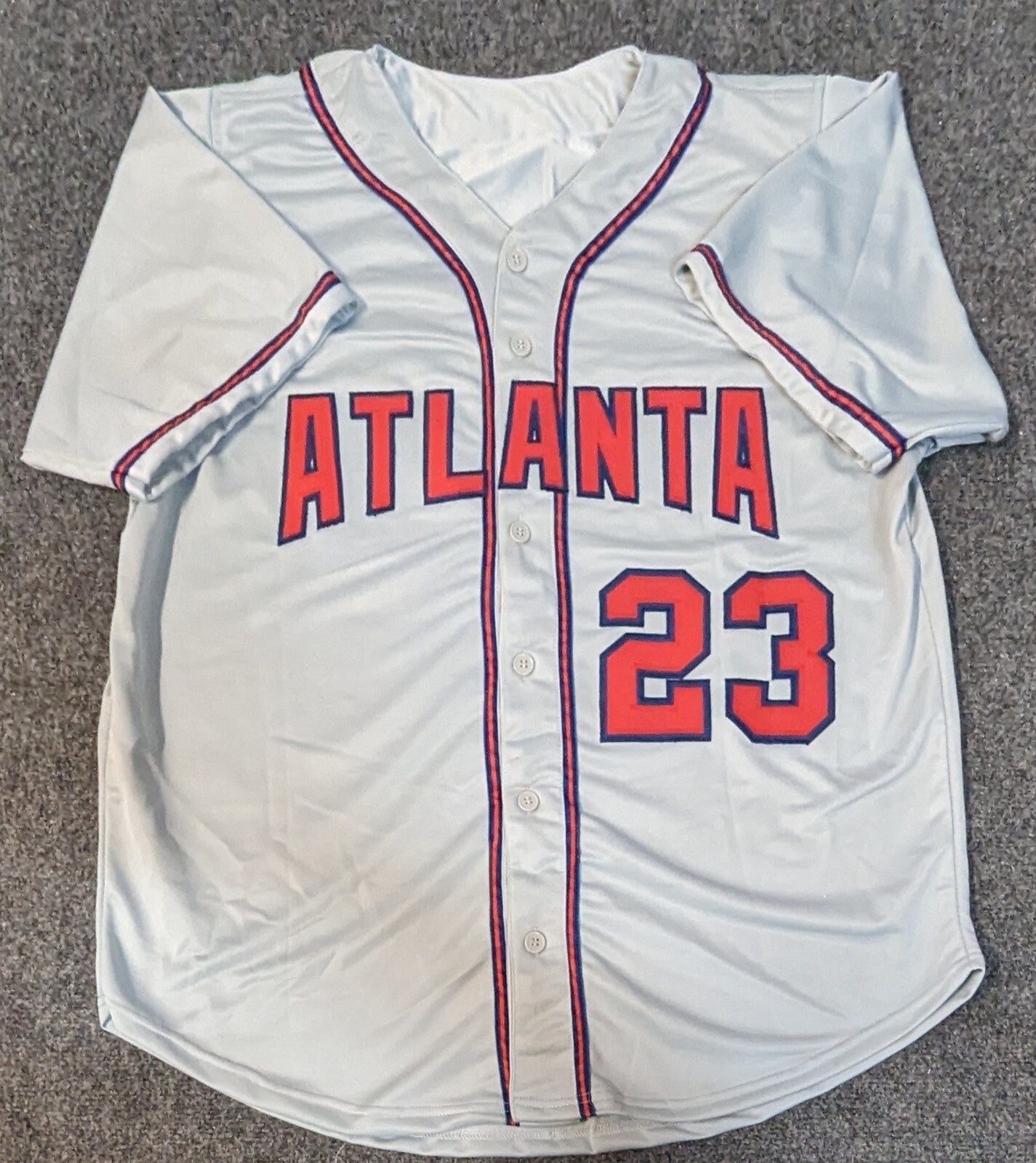 Atlanta Braves David Justice Autographed Signed Jersey Beckett Holo