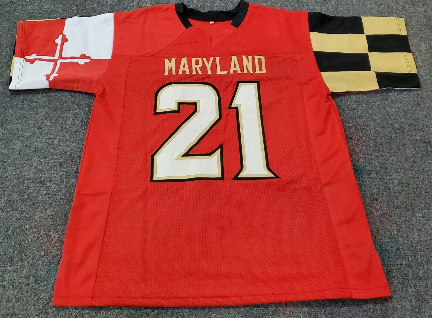 MVP Authentics Sean Davis Custom Unsigned Maryland Terrapins Jersey 44.99 sports jersey framing , jersey framing
