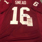 Washington Football Norm Snead Autographed Signed Jersey Jsa Coa