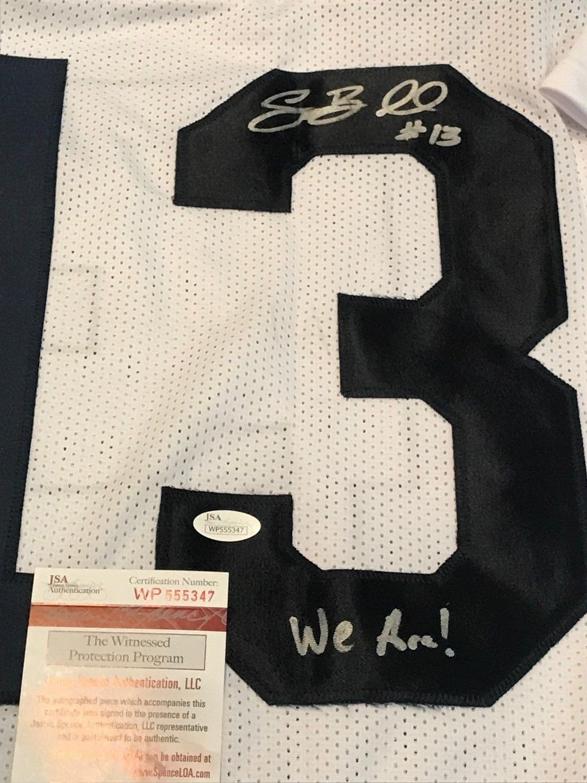 Saeed Blacknall Autographed Signed Inscribed Penn State Jersey Jsa Coa