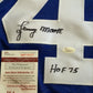 Lenny Moore Autographed Signed Insc Baltimore Colts Tb Jersey Jsa Coa