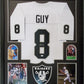 Framed Oakland Raiders Ray Guy Autographed Signed Jersey Jsa Coa