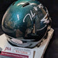 Philadelphia Eagles Jadon Haselwood Autographed Signed Speed Mini Helmet Jsa Coa