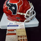 Houston Texans Brevin Jordan Signed Flash Mini Helmet Jsa Coa