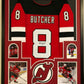 Framed New Jersey Devils Will Butcher Autographed Signed Jersey Jsa Coa