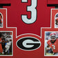 Framed Georgia Bulldogs Tyson Campbell Autographed Signed Jersey Jsa Coa
