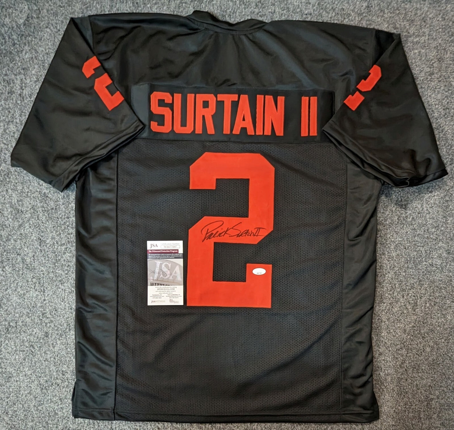 Denver Broncos Patrick Surtain Ii Autographed Signed Eclipse Jersey Jsa  Coa