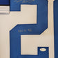 Framed Dallas Cowboys Mel Renfro Autographed Signed 2X Inscribed Jsa Coa