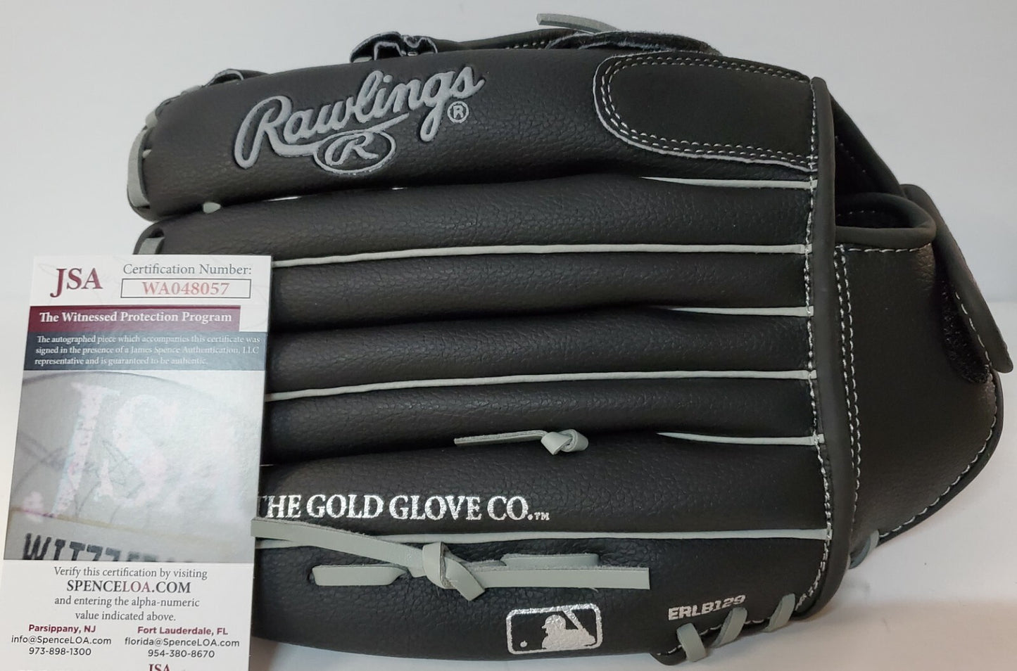 New York Yankees Deivi Garcia Autographed Signed Glove Jsa Coa
