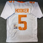Tennessee Volunteers Hendon Hooker Autographed Signed White Jersey Jsa Coa