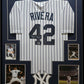 Framed N.Y. Yankees Mariano Rivera Autographed Signed Insc Jersey Beckett Holo