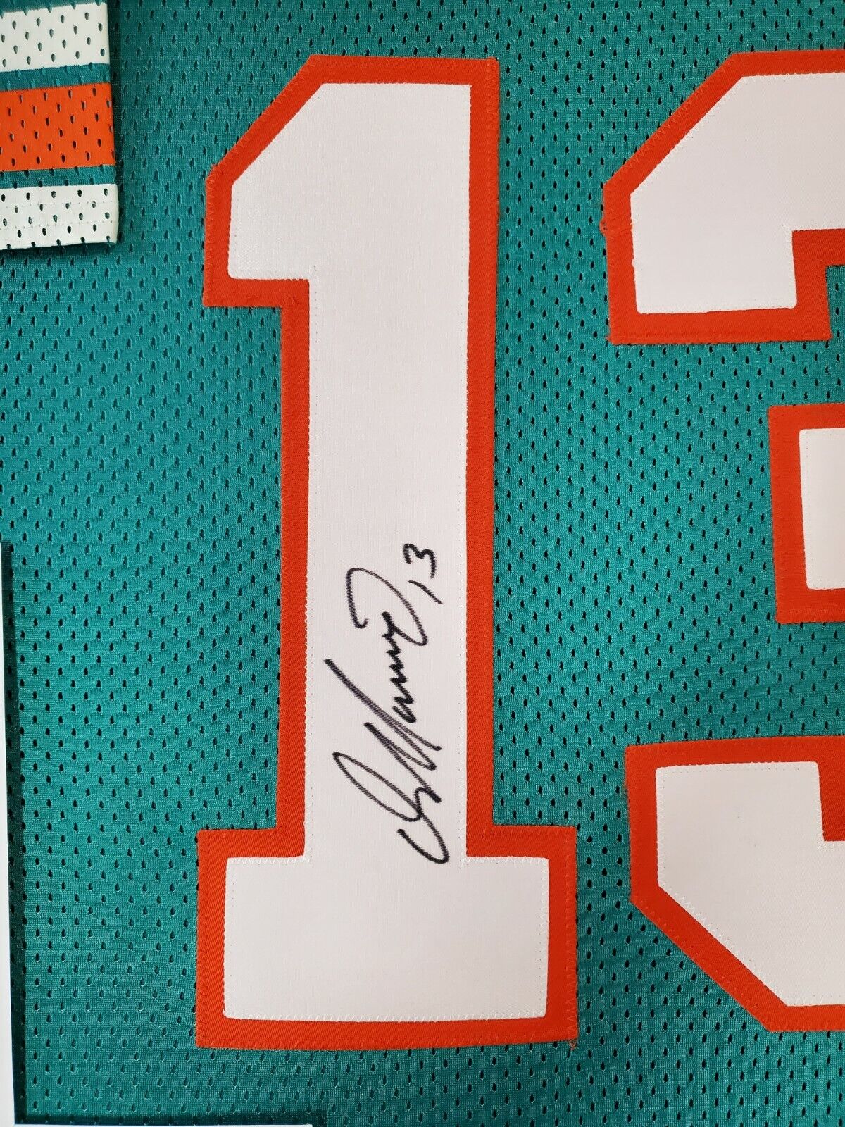 MVP Authentics Framed Miami Dolphins Dan Marino Autographed Signed Jersey Upper Deck Coa 1169.10 sports jersey framing , jersey framing