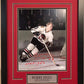 Framed Signed Inscribed Bobby Hull Chicago Blackhawks 11X14 Photo Jsa Coa