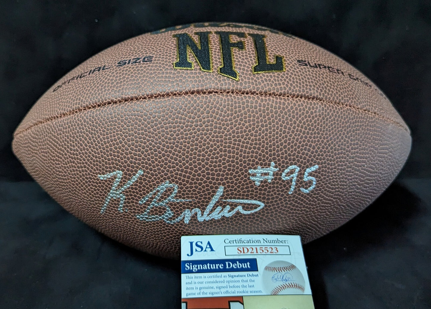 Pittsburgh Steelers Keeanu Benton Signed Nfl Football Jsa Coa