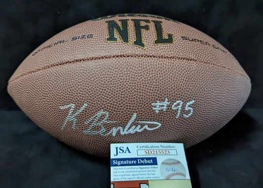Pittsburgh Steelers Keeanu Benton Signed Nfl Football Jsa Coa