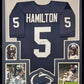 Framed Penn State Nittany Lions Daesean Hamilton Autographed Jersey Jsa