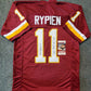 Washington Football Mark Rypien Autographed Signed Inscribed Jersey Jsa Coa