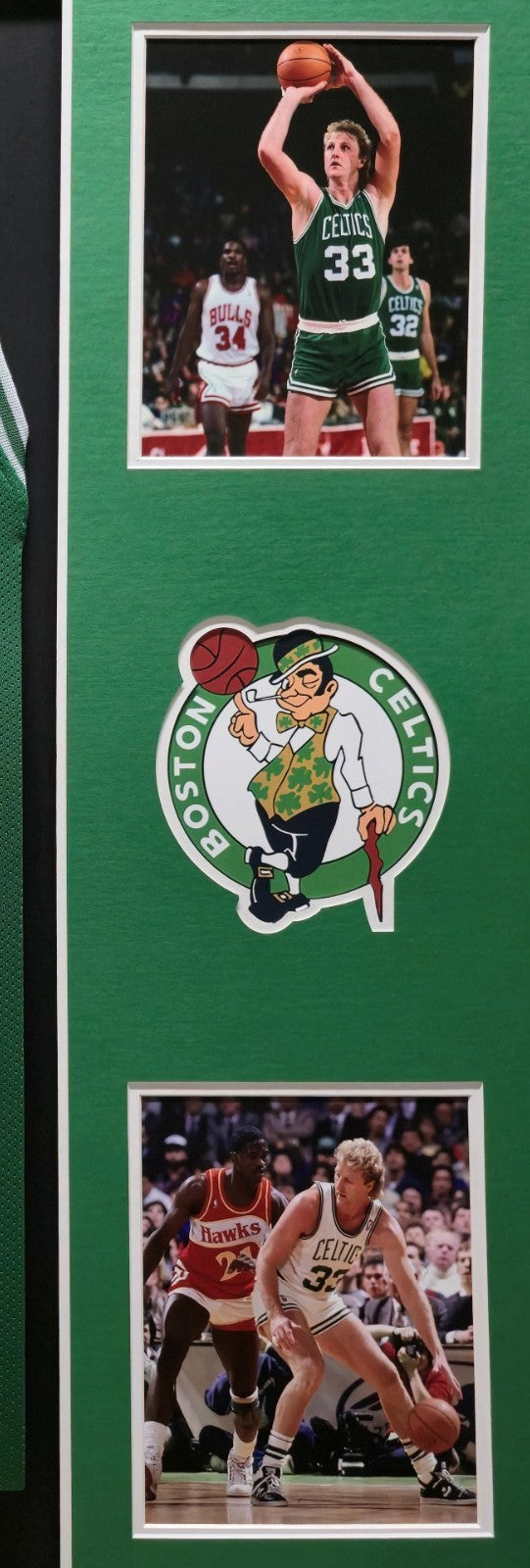 Framed Boston Celtics Larry Bird Autographed Signed Jersey Larry Bird Holo