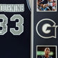 Framed Georgetown Hoyas Alonzo Mourning Autographed Signed Jersey Jsa Coa
