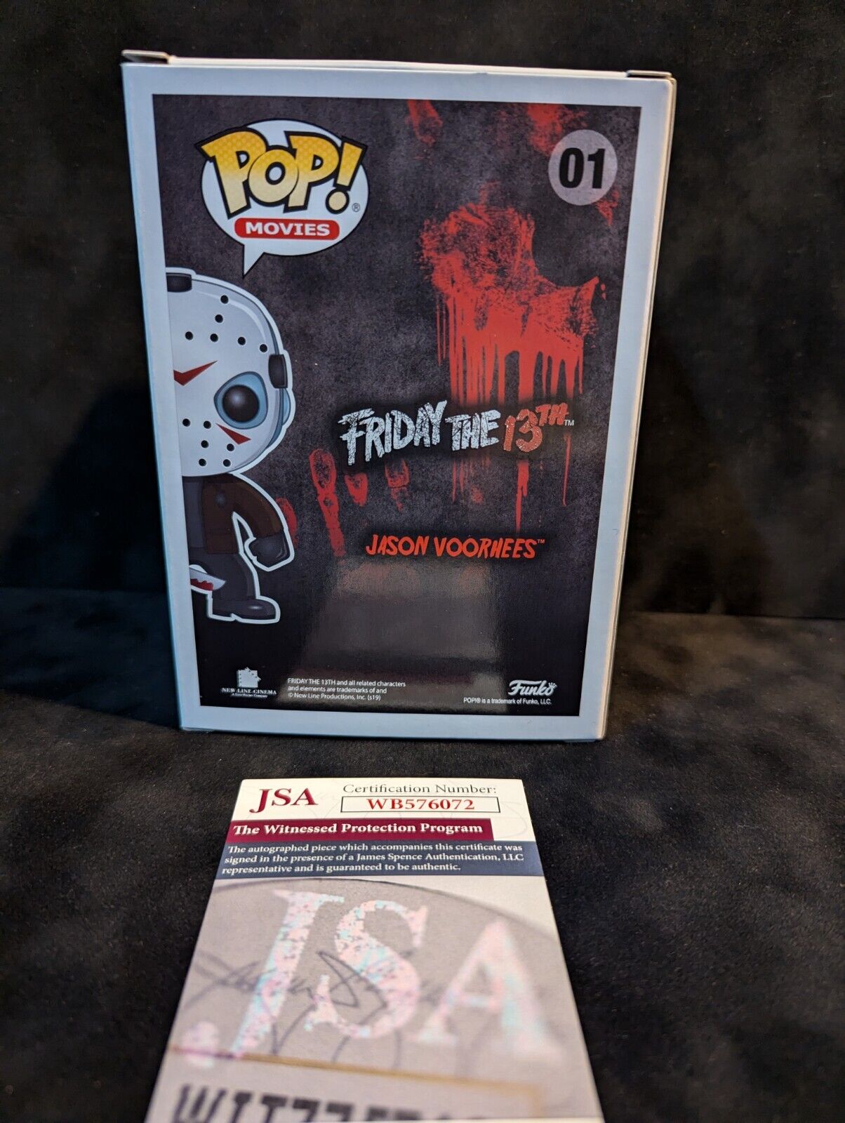 Ari Lehman Signed Insc Friday The 13Th Jason Voorhees Funko Pop Jsa Coa