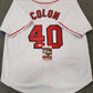 Cleveland Indians Bartolo Colon Autographed Inscribed Jersey Jsa Coa