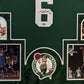 Suede Framed Boston Celtics Bill Russell Autograph Signed Jersey Hollywood Holo