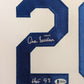 Framed Don Sutton Autographed Signed La Dodgers Jersey Beckett Coa