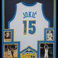 Framed Denver Nuggets Signed Autographed Nikola Jokic Jersey Jsa Coa