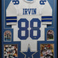 Framed Dallas Cowboys Michael Irvin Autographed Signed Jersey Beckett Holo