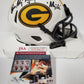 Don Majkowski Autographed Inscribed Green Bay Packers Lunar Mini Helmet Jsa Coa