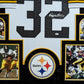 MVP Authentics Framed In Suede Pittsburgh Steelers Franco Harris Autographed Jersey Jsa Coa 1349.10 sports jersey framing , jersey framing