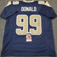 Los Angeles Rams Aaron Donald Autographed Signed Jersey Jsa Coa